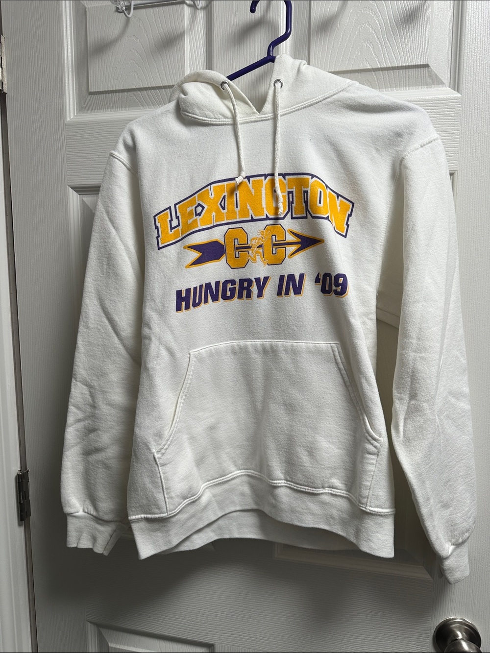 Lexington CC 'Hungry in '09' White Hoodie